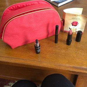 Lancôme make up bag and samples